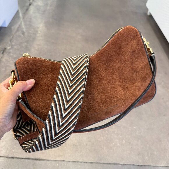 MARC JACOBS 4F5HSH001H01 The Drifter Crossbody Bag Suede $450